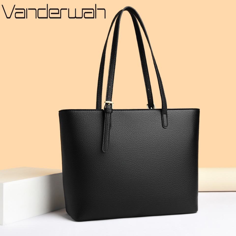 Women Bags On Sale - 솔리드 컬러 여성용 숄더백 부드러운 가죽