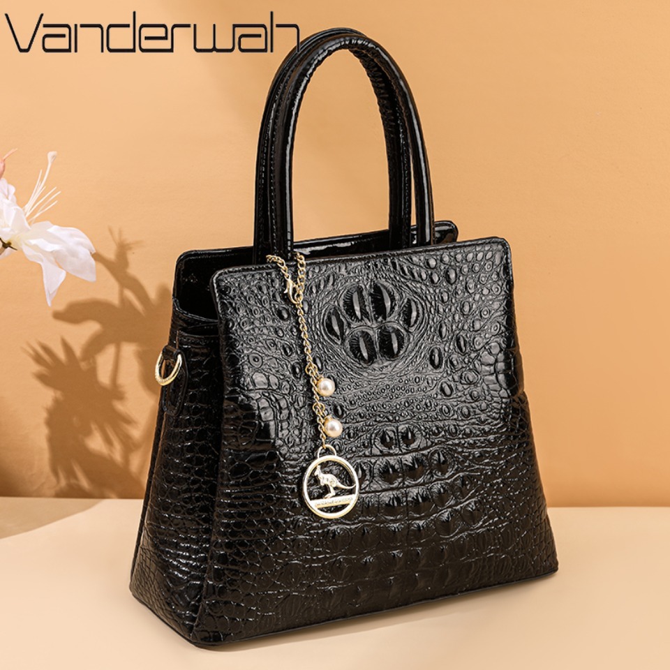Women Bags Branded - 정품 브랜드 고품질 악어 무늬 가죽