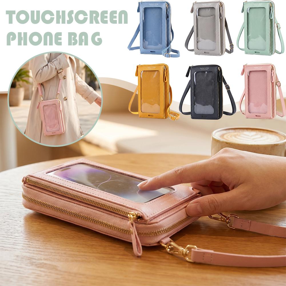 Women'S Bags Handbags - 여성 가방 부드러운 가죽 지갑 터치스크린