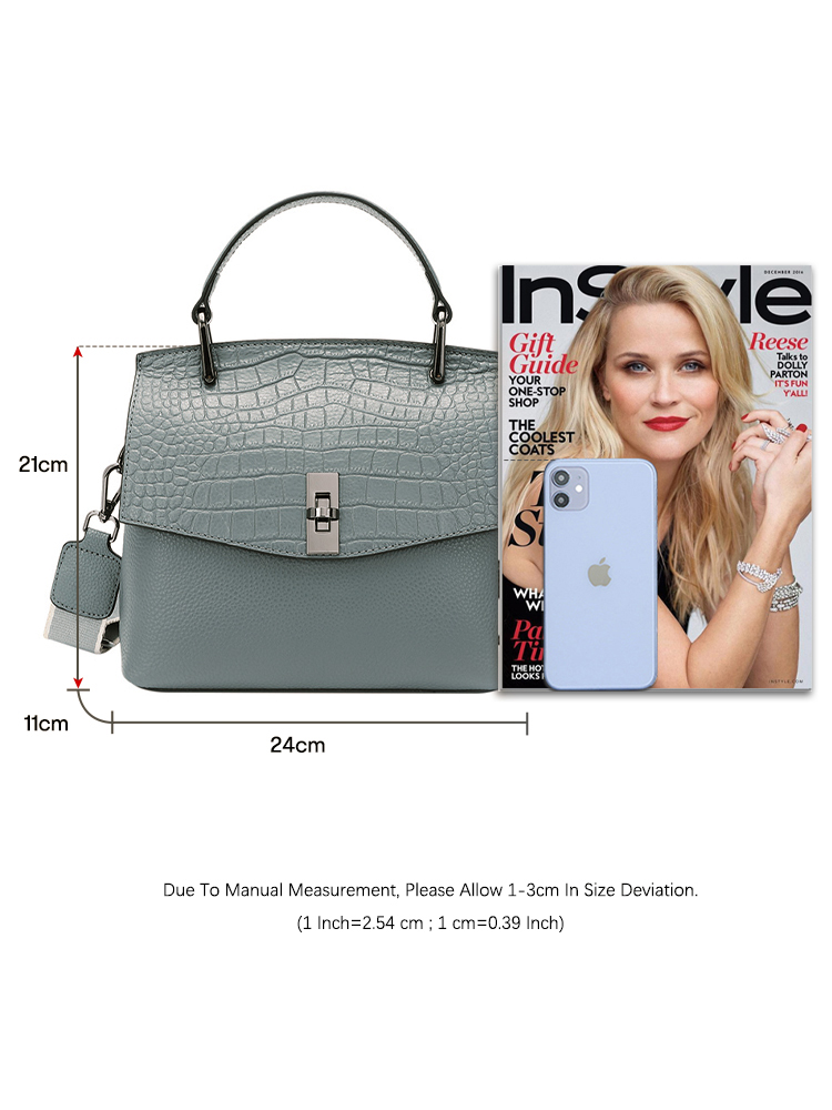 Zency 정품 가죽 여성 핸드백 스톤 빈티지 토트 백 - Women Bags Branded 리뷰 및 가격