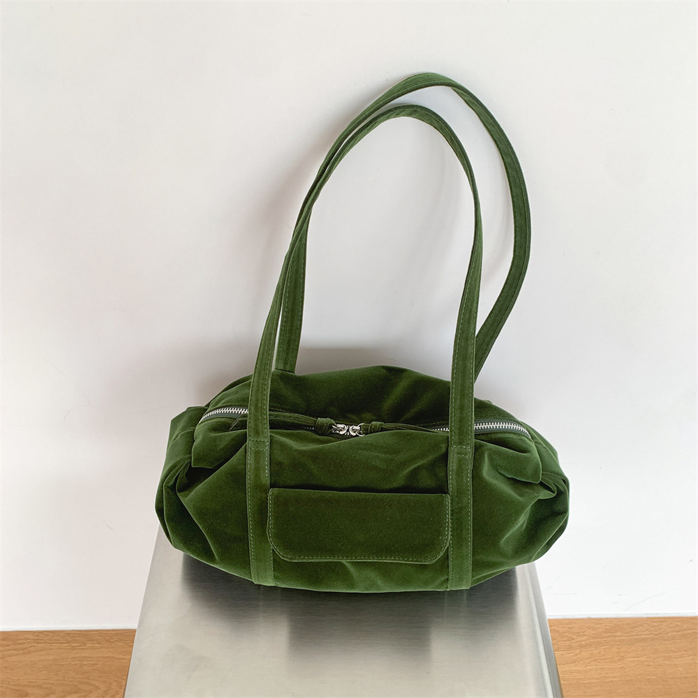 빈티지 벨벳 소재 여성용 보스턴 핸드백, 대용량, 고급 - Women Hand Bags For Office 리뷰 및 가격