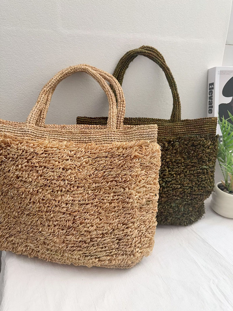 럭셔리 라피아 밀짚 가방 보헤미안 스타일 숄더백 핸드메 - Women'S Raffia Bags 리뷰 및 가격