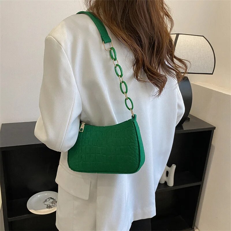 레이디 펠트 겨드랑이 디자인 럭셔리 토트 출시 초승달  - Women Bags On Sale 리뷰 및 가격